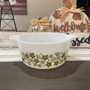 Pyrex Spring Blossom Crazy Daisy Casserole Dish 474-B